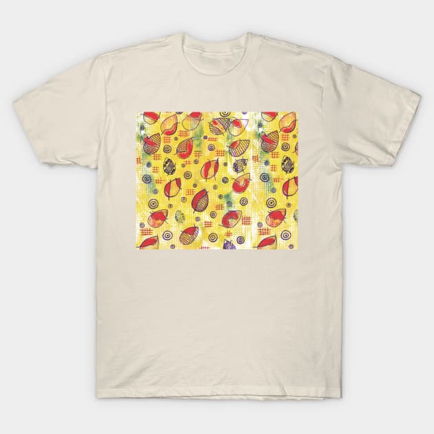 Funky Leaf T-Shirt by susanchristophe